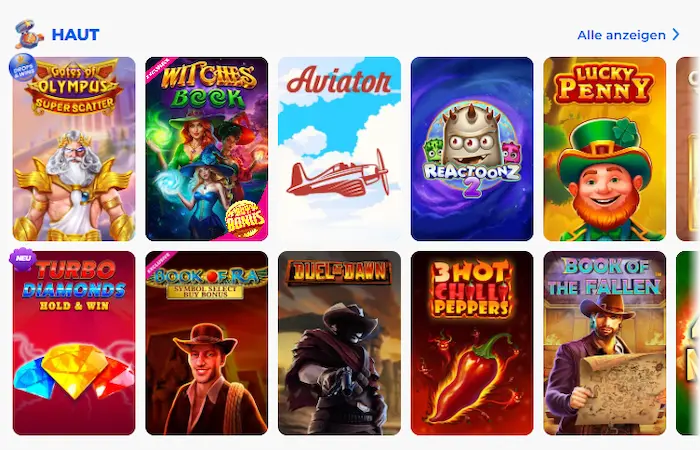 Posido Casino games